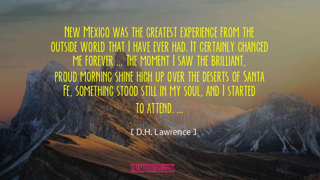 Santa Fe quotes by D.H. Lawrence