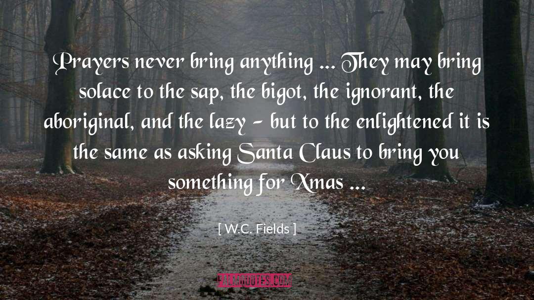 Santa quotes by W.C. Fields