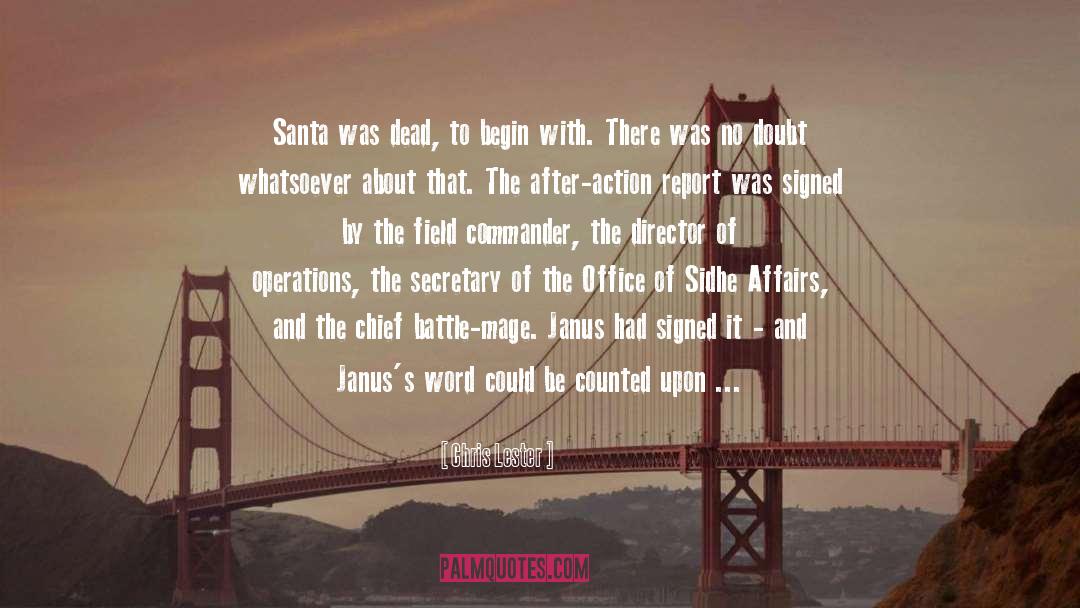 Santa quotes by Chris Lester
