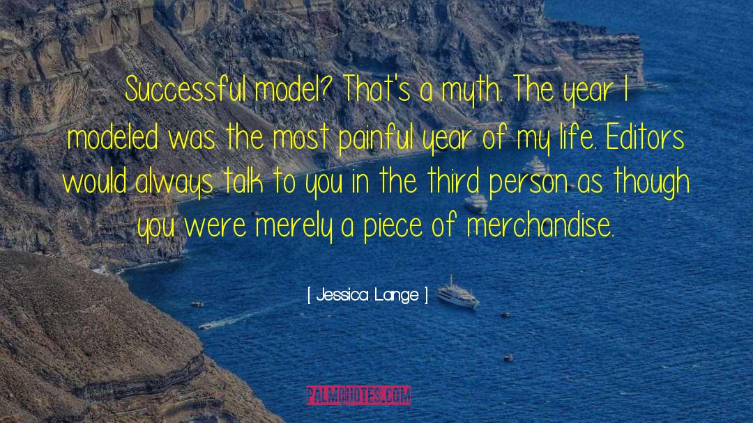 Santacroce Model quotes by Jessica Lange