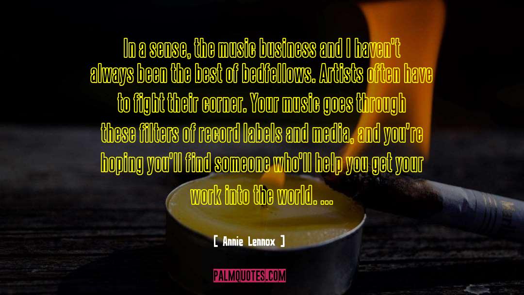 Santella Business quotes by Annie Lennox