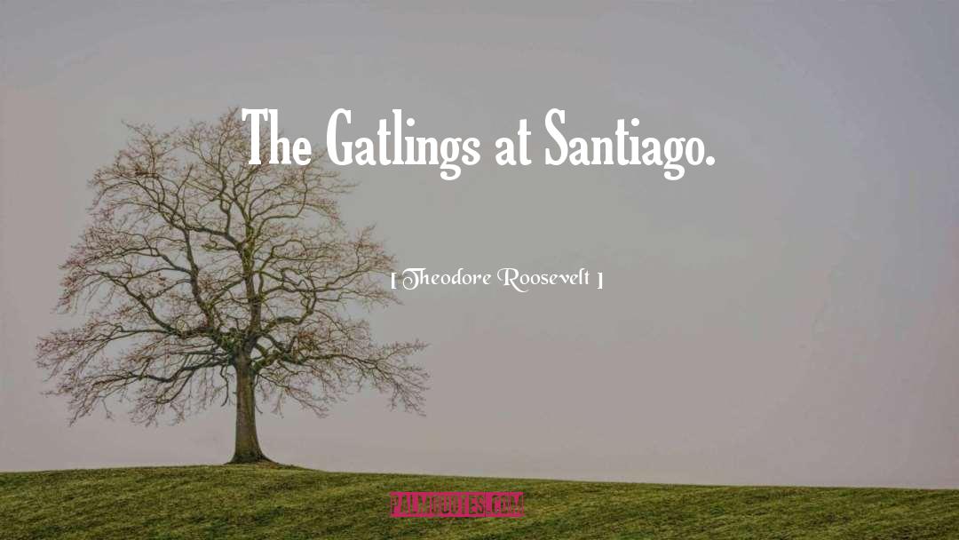 Santiago quotes by Theodore Roosevelt