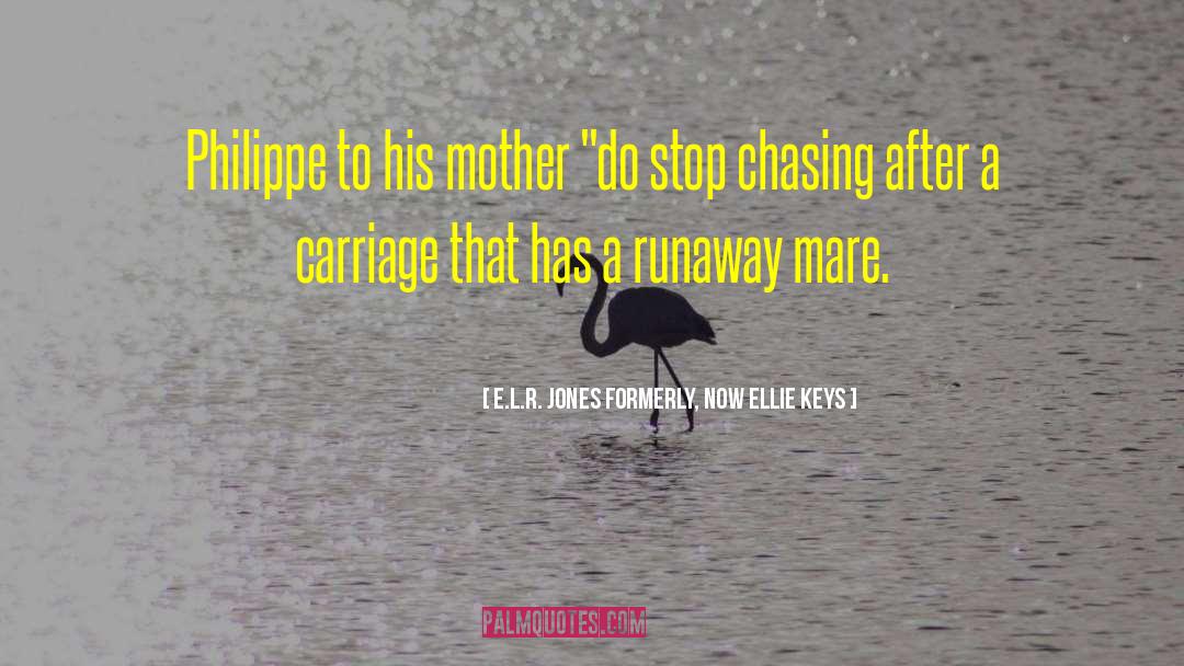 Santigold Chasing quotes by E.L.R. Jones Formerly, Now Ellie Keys