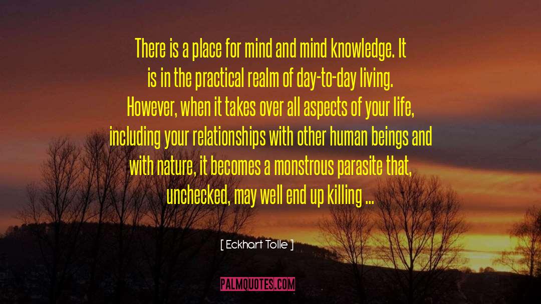 Sapient Beings quotes by Eckhart Tolle