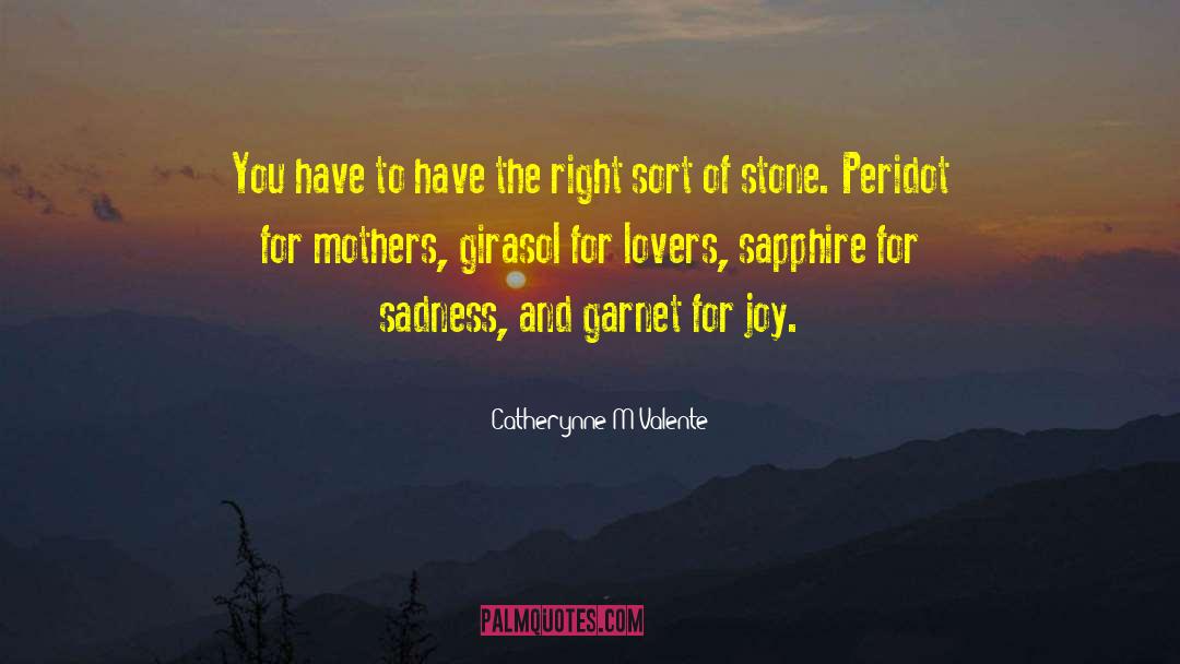 Sapphire quotes by Catherynne M Valente