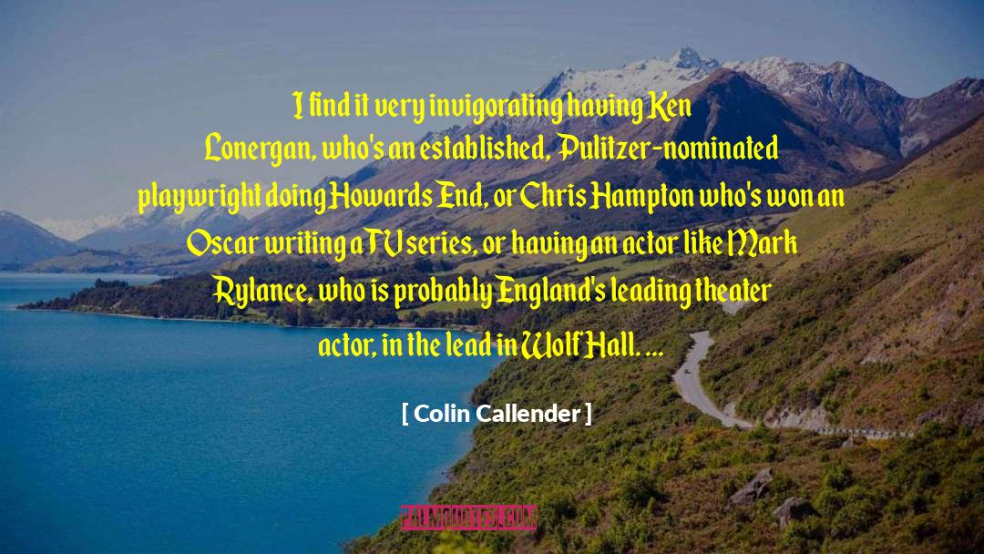 Saquan Hampton quotes by Colin Callender