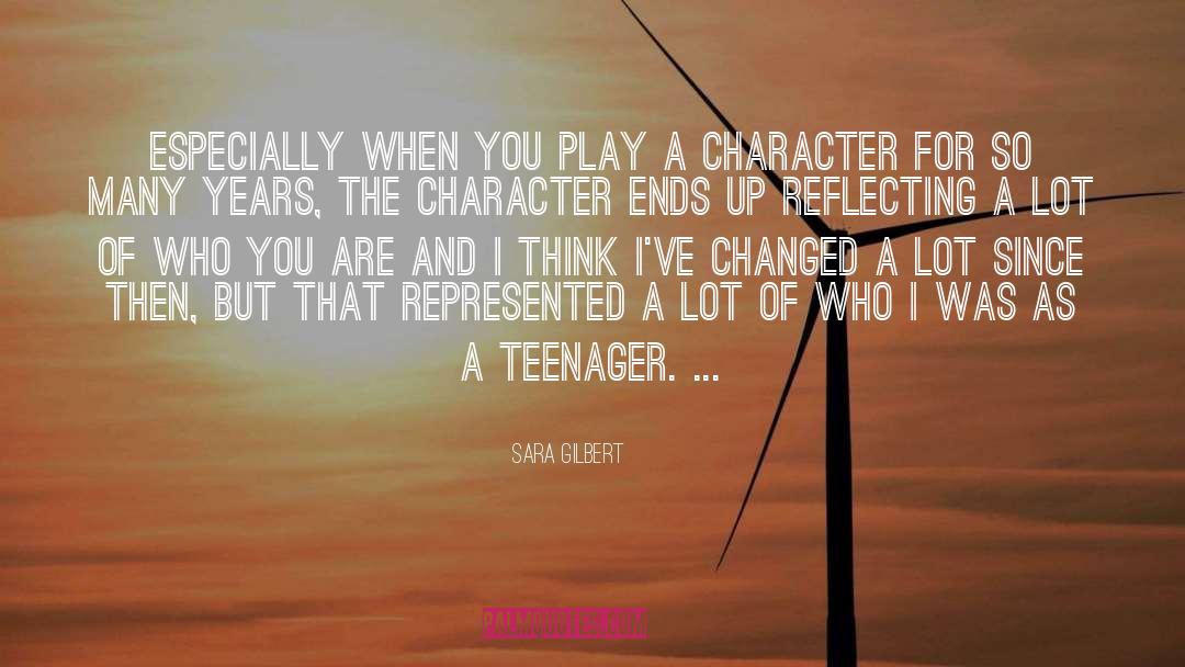 Sara And Derek quotes by Sara Gilbert