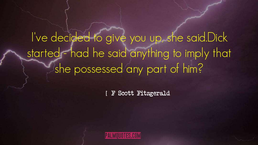 Sara Fitzgerald quotes by F Scott Fitzgerald