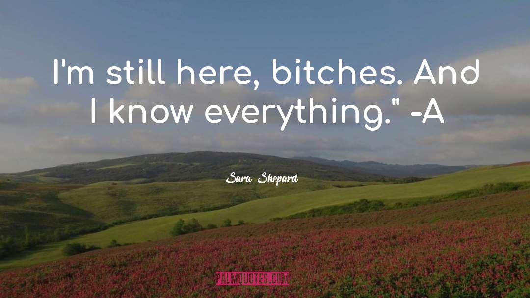 Sara Mudo quotes by Sara Shepard