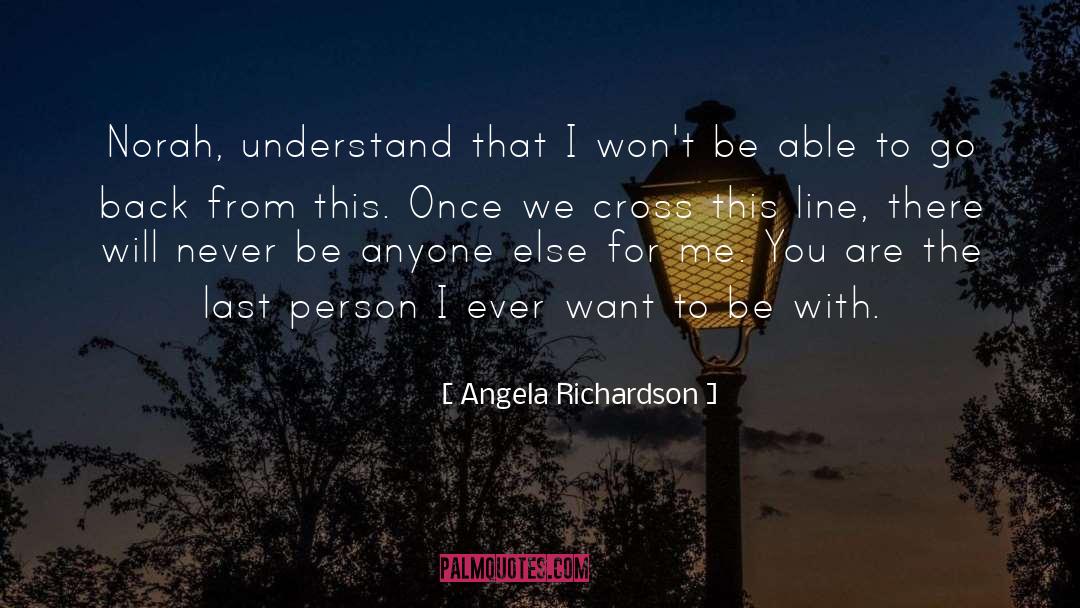Sarah Cross quotes by Angela Richardson