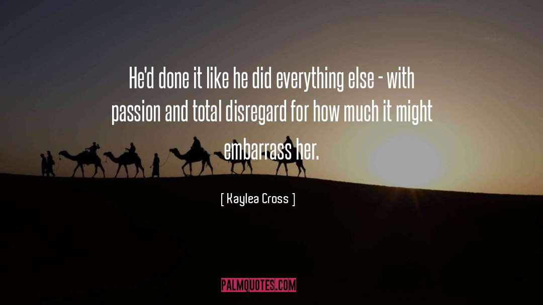 Sarah Cross quotes by Kaylea Cross