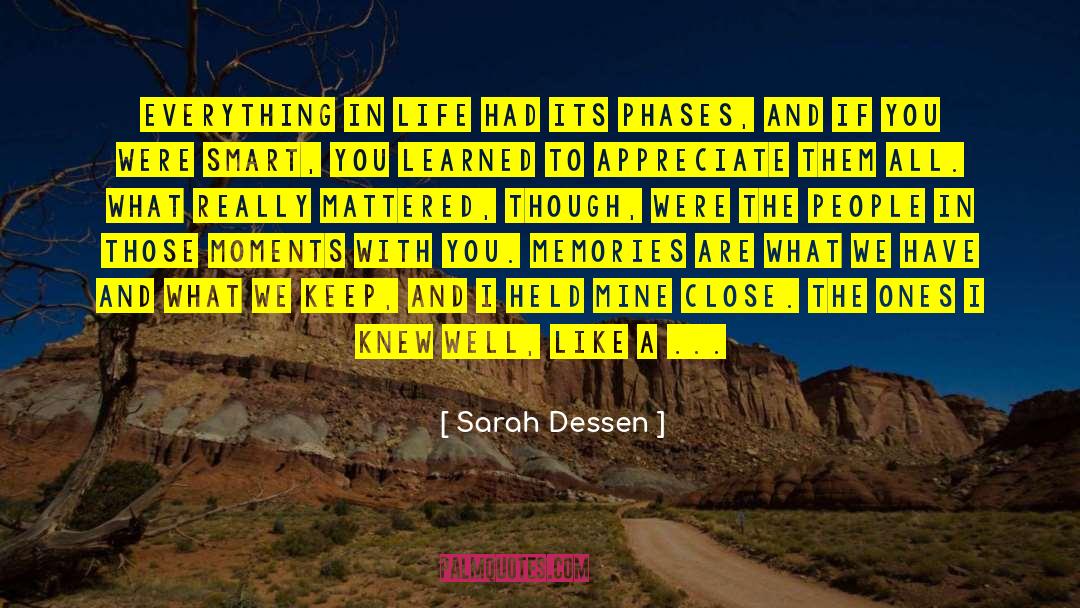 Sarah Dessen quotes by Sarah Dessen