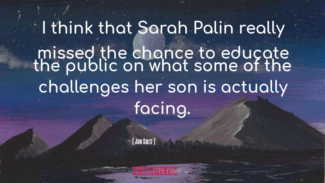 Sarah Desson quotes by Jon Soltz