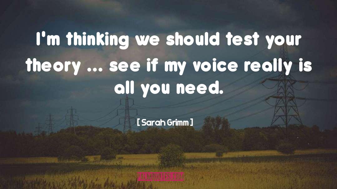 Sarah Grimm quotes by Sarah Grimm
