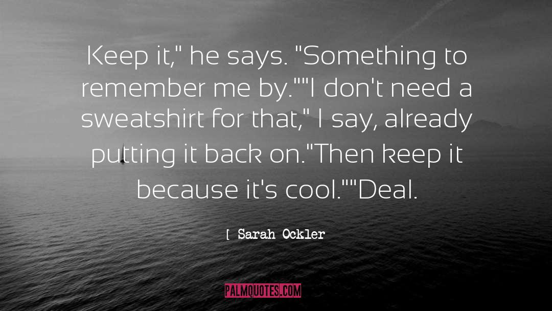 Sarah Ockler quotes by Sarah Ockler