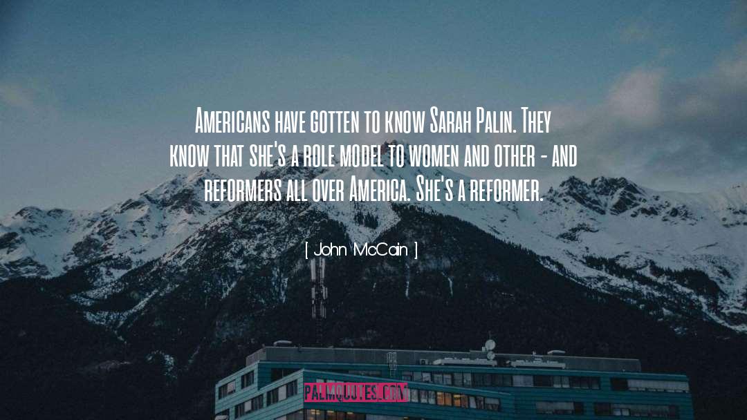Sarah Palin quotes by John McCain