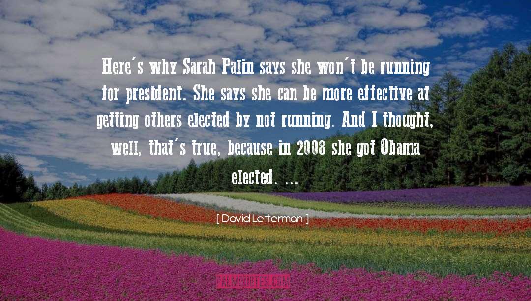 Sarah Palin quotes by David Letterman