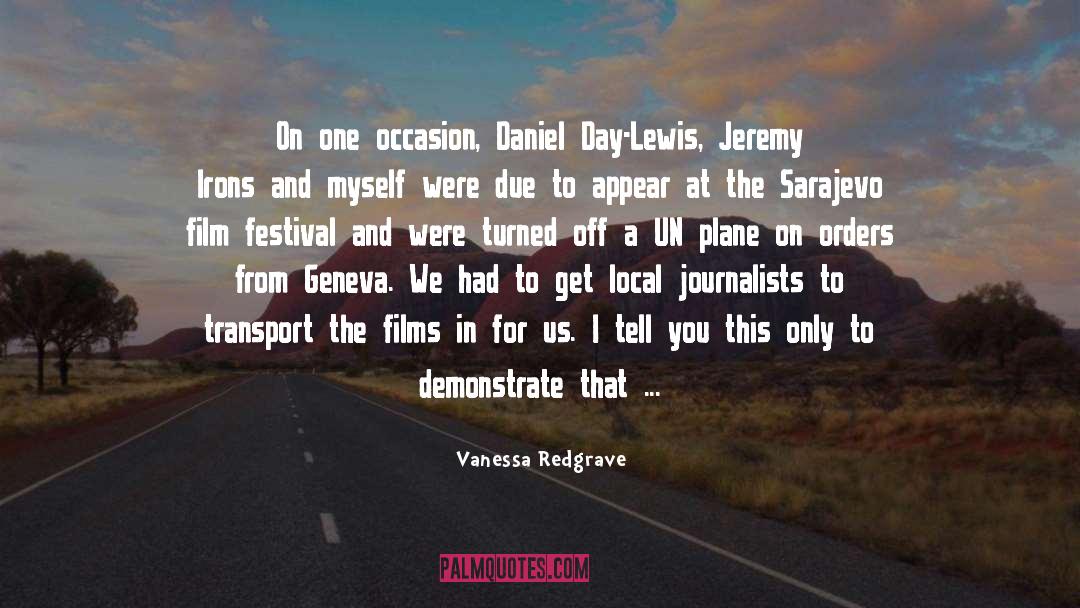 Sarajevo quotes by Vanessa Redgrave