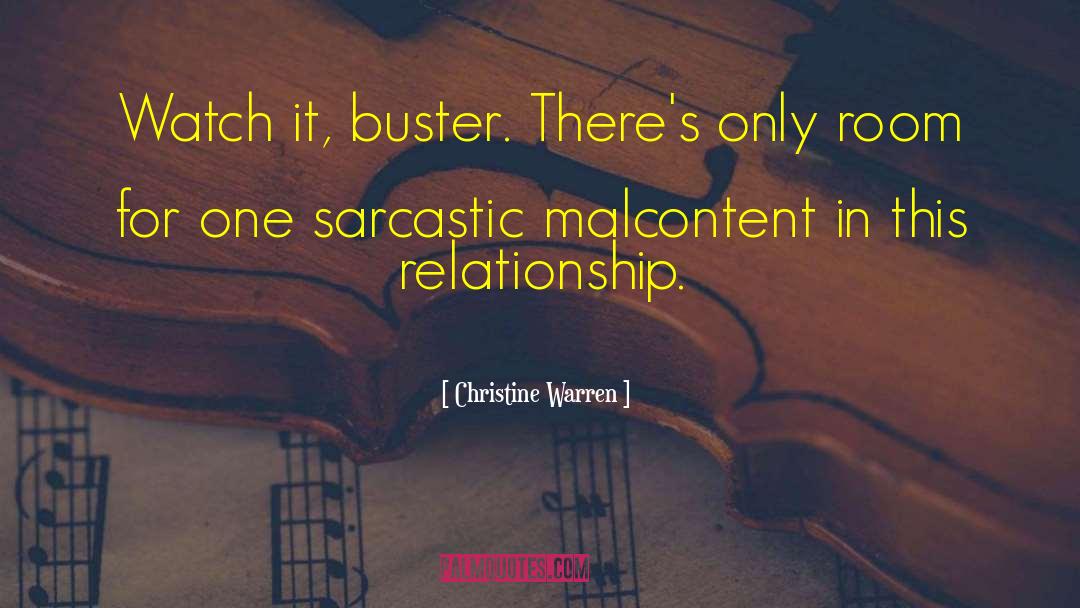Sarcastic One Liners quotes by Christine Warren