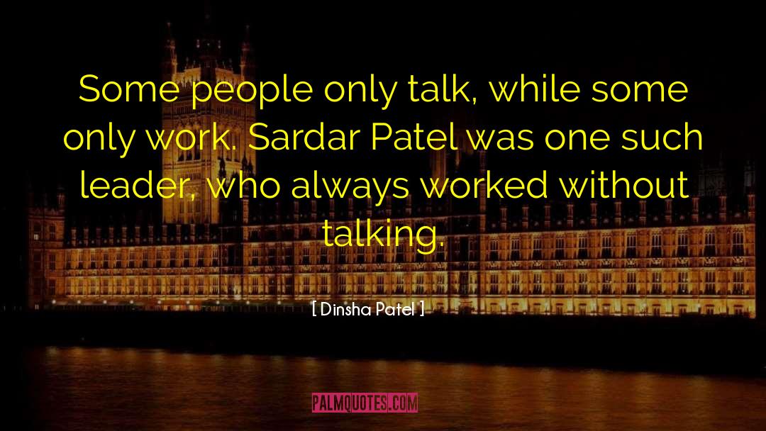 Sardar quotes by Dinsha Patel