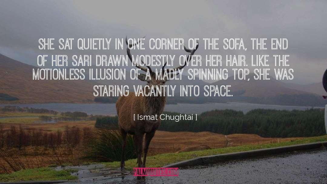 Sari quotes by Ismat Chughtai