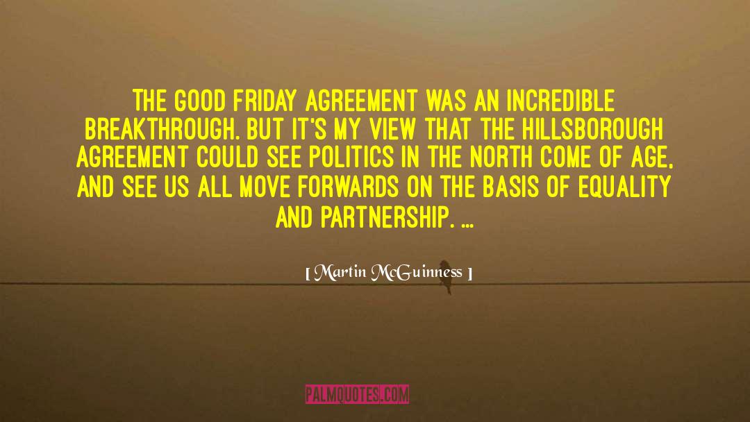 Saridakis North quotes by Martin McGuinness