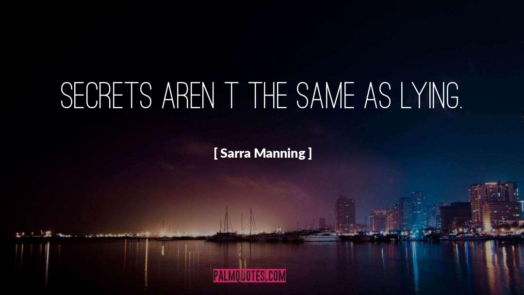 Sarra Manning quotes by Sarra Manning