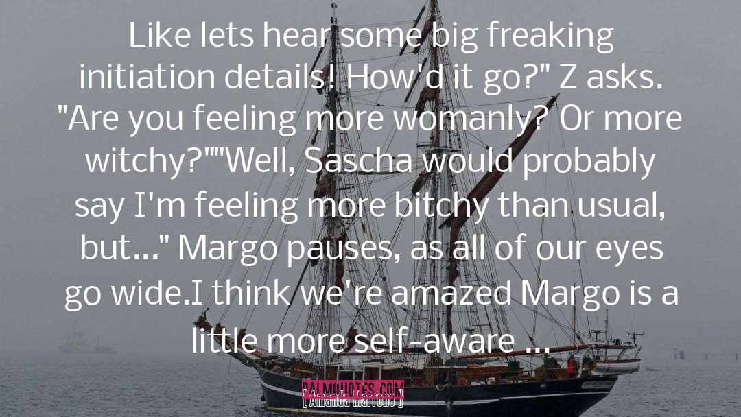 Sascha quotes by Amanda Marrone