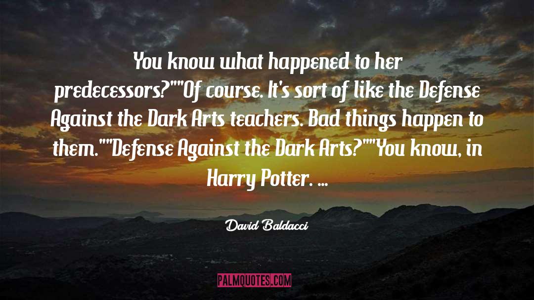 Sassy Harry Potter quotes by David Baldacci