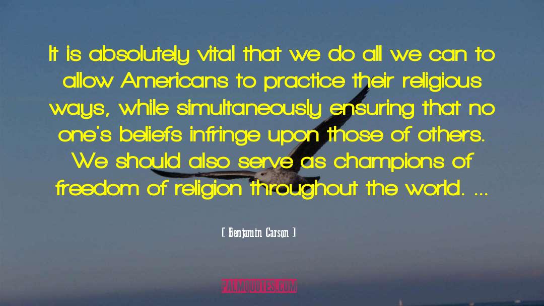 Satanism Religion quotes by Benjamin Carson