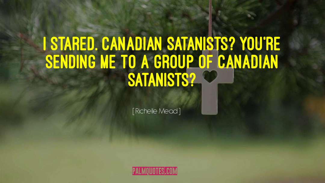 Satanist quotes by Richelle Mead