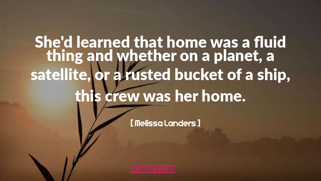 Satellite quotes by Melissa Landers