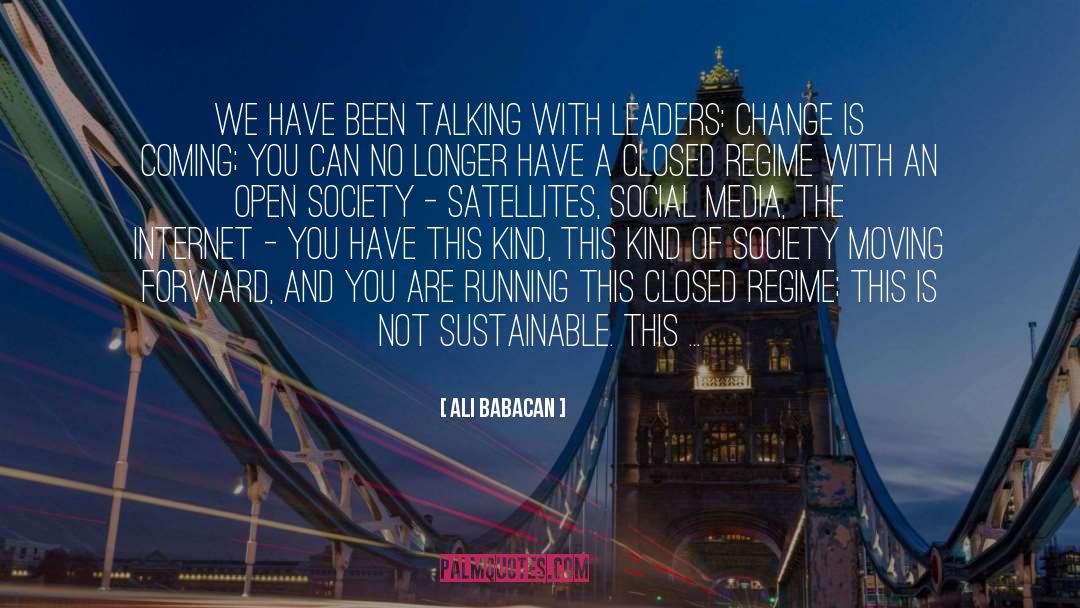 Satellites quotes by Ali Babacan