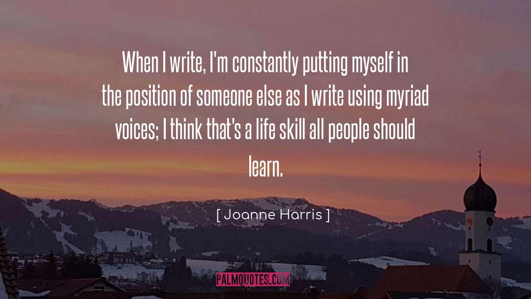 Satire Write quotes by Joanne Harris