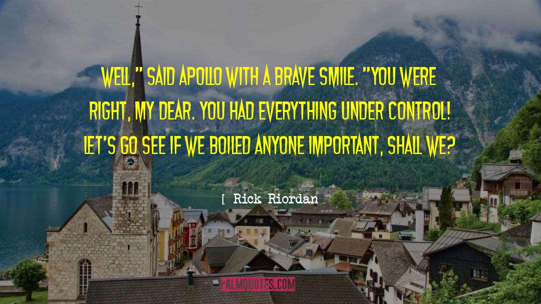 Satirical Humor quotes by Rick Riordan