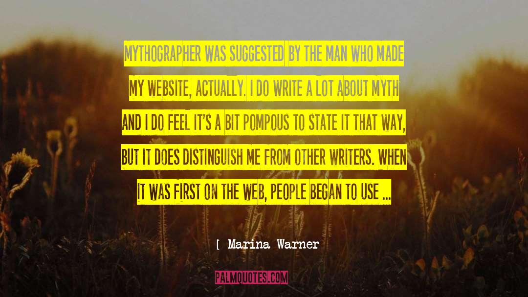 Satirical quotes by Marina Warner