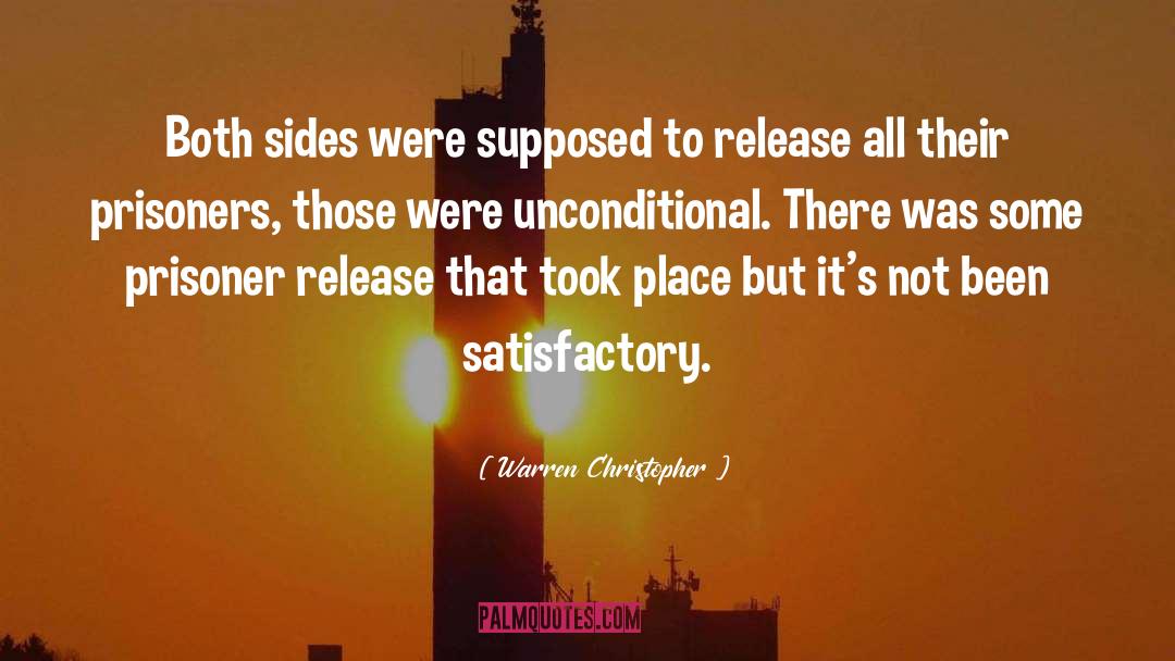 Satisfactory quotes by Warren Christopher