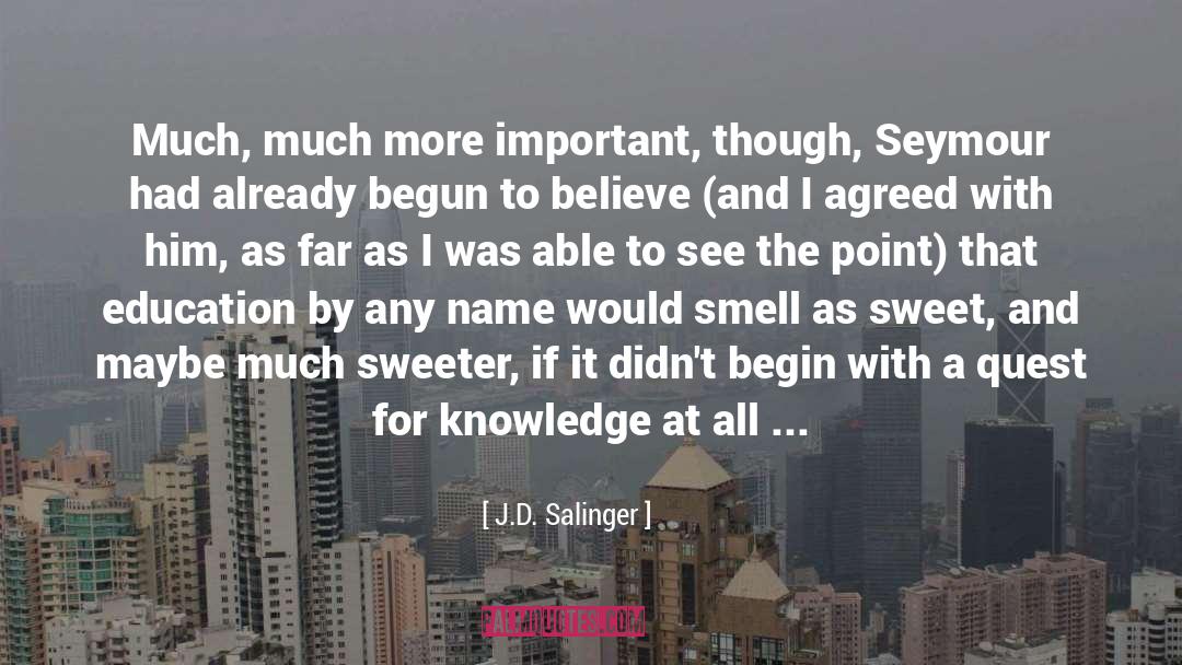 Satori quotes by J.D. Salinger