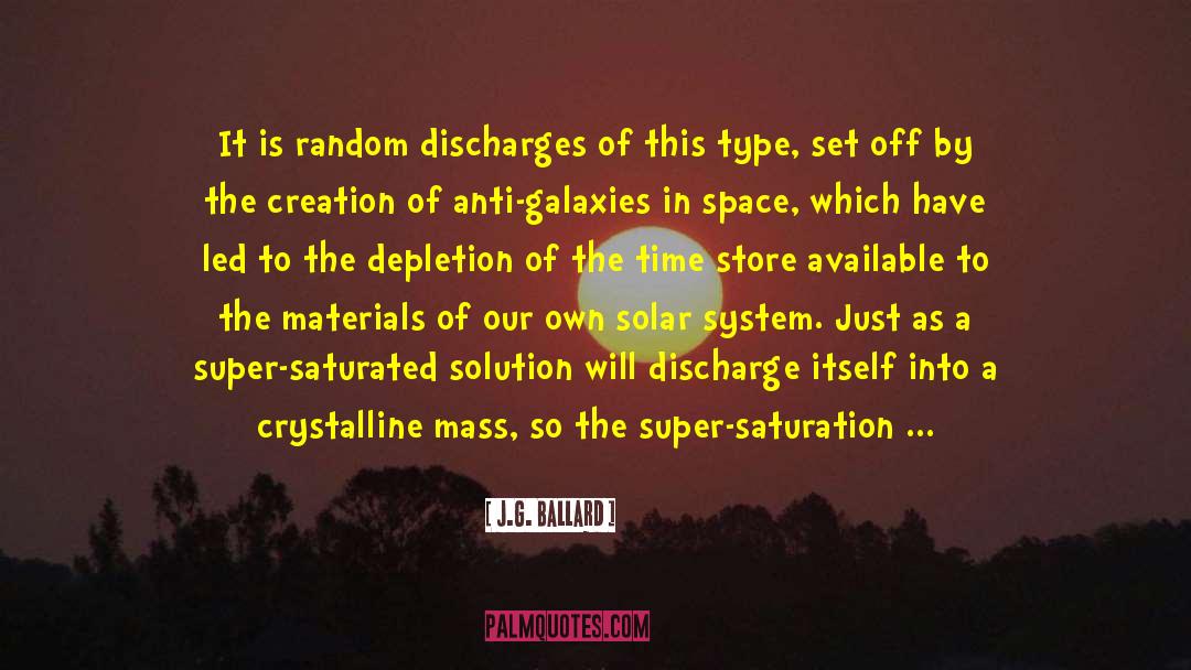 Saturation quotes by J.G. Ballard