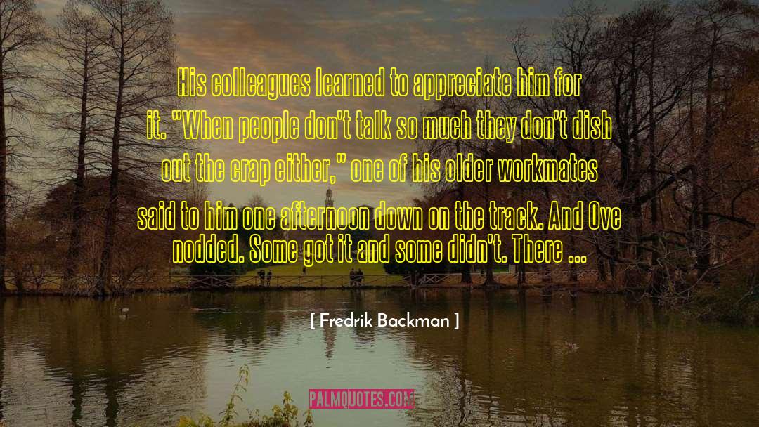 Saturday Afternoon quotes by Fredrik Backman