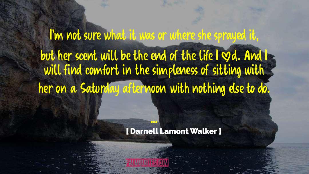 Saturday Afternoon quotes by Darnell Lamont Walker