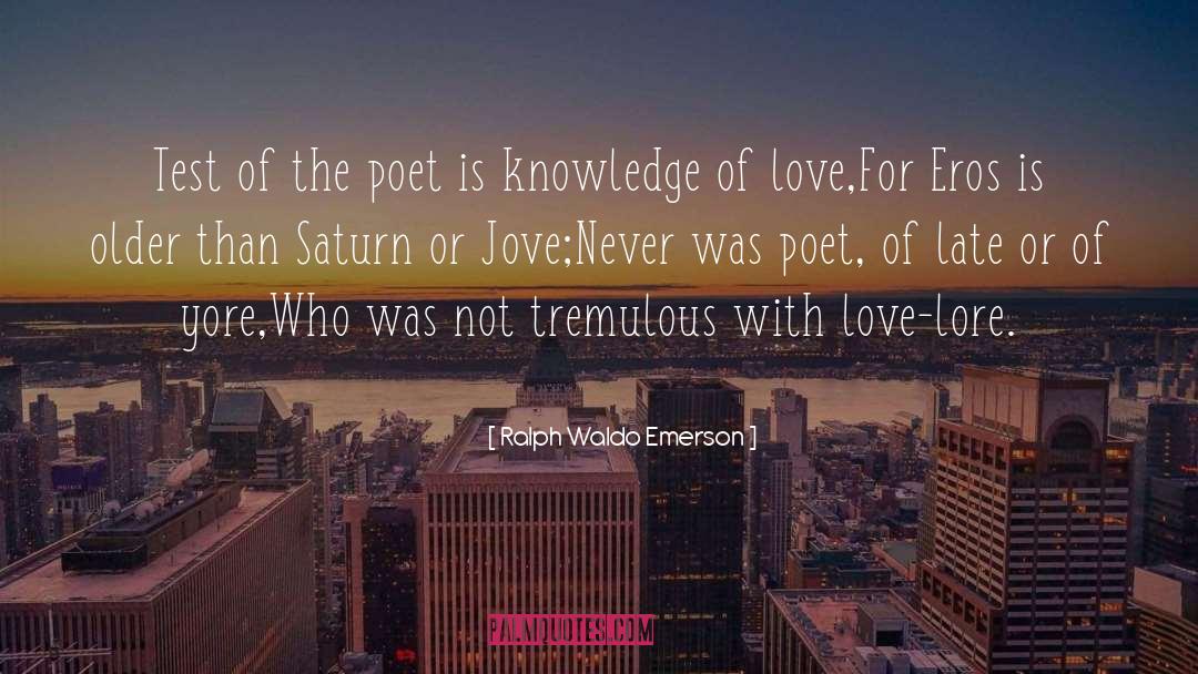 Saturn quotes by Ralph Waldo Emerson