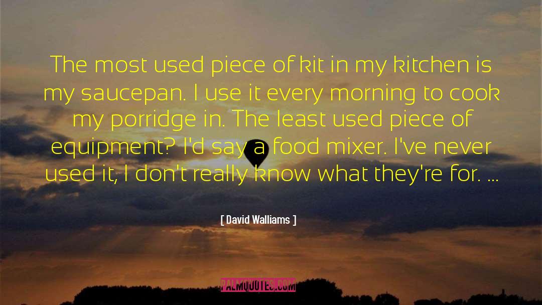 Saucepan quotes by David Walliams