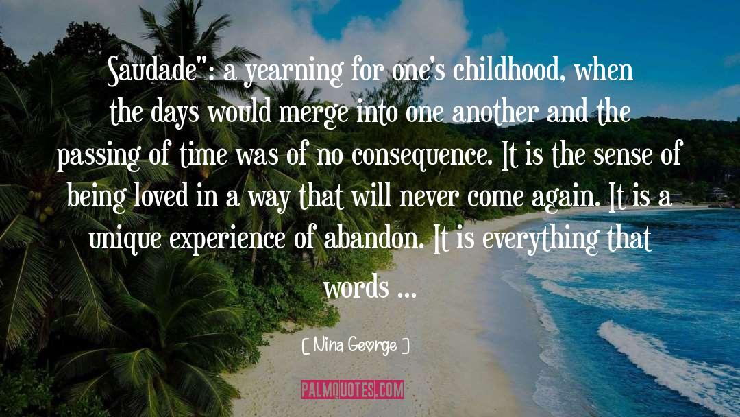 Saudade quotes by Nina George