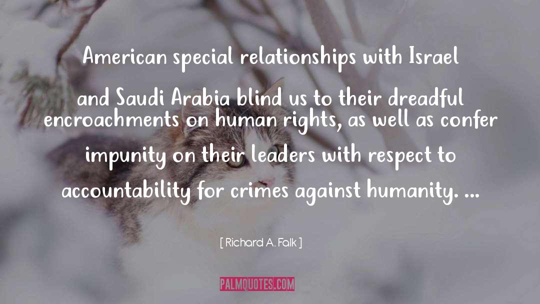 Saudi Arabien quotes by Richard A. Falk