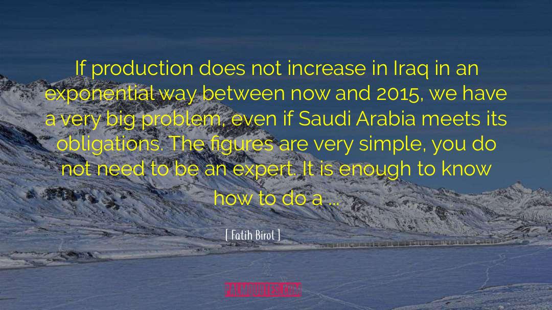 Saudi Arabien quotes by Fatih Birol