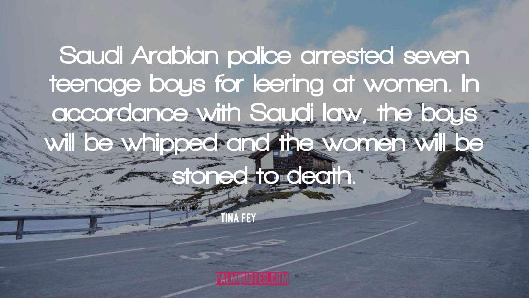 Saudi quotes by Tina Fey