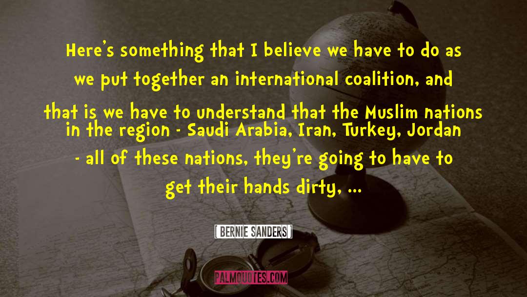 Saudi quotes by Bernie Sanders