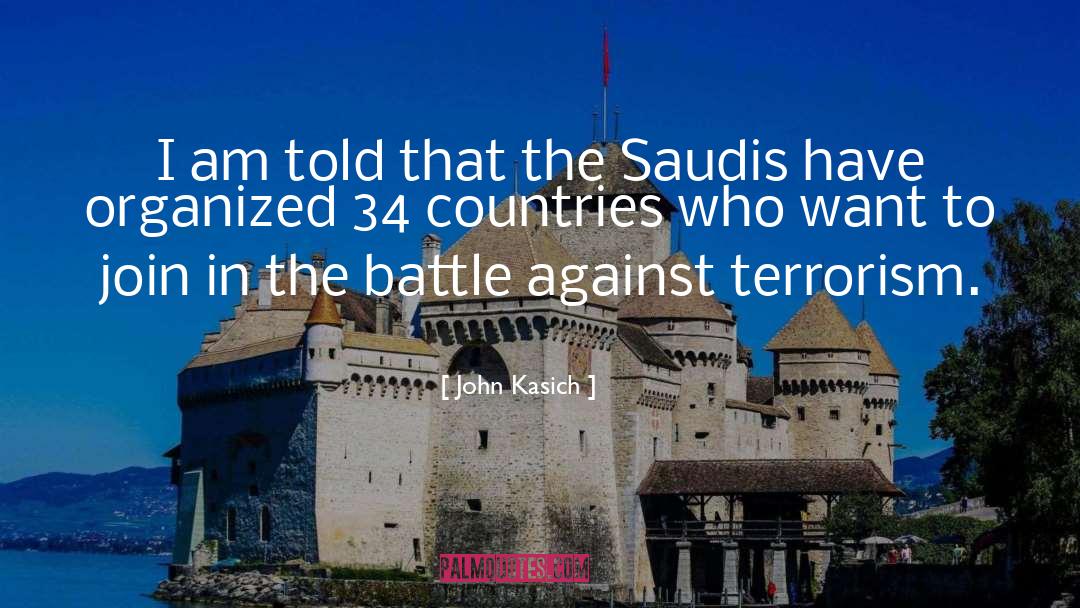 Saudis quotes by John Kasich