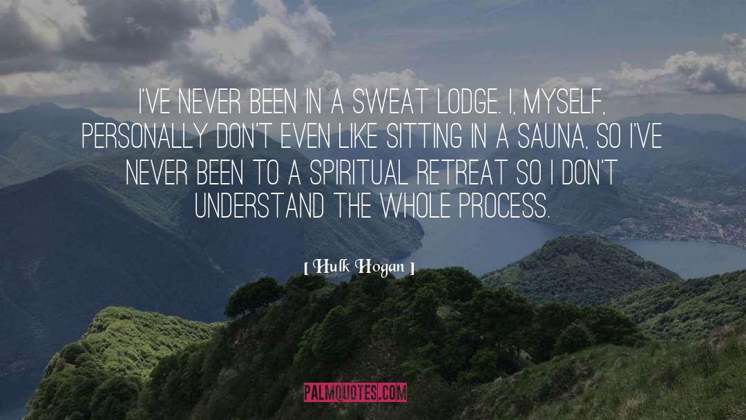 Sauna quotes by Hulk Hogan